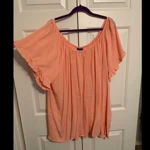 Never worn off the shoulder size 4 Torrid shirt!